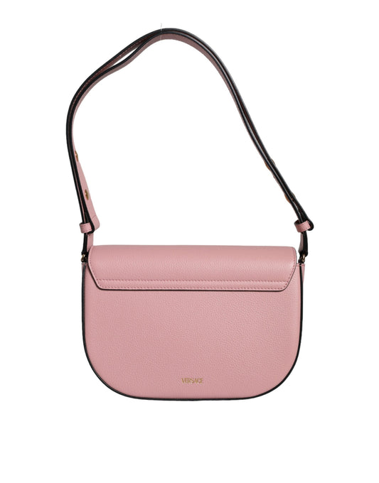 Pink crossbody bag with adjustable strap