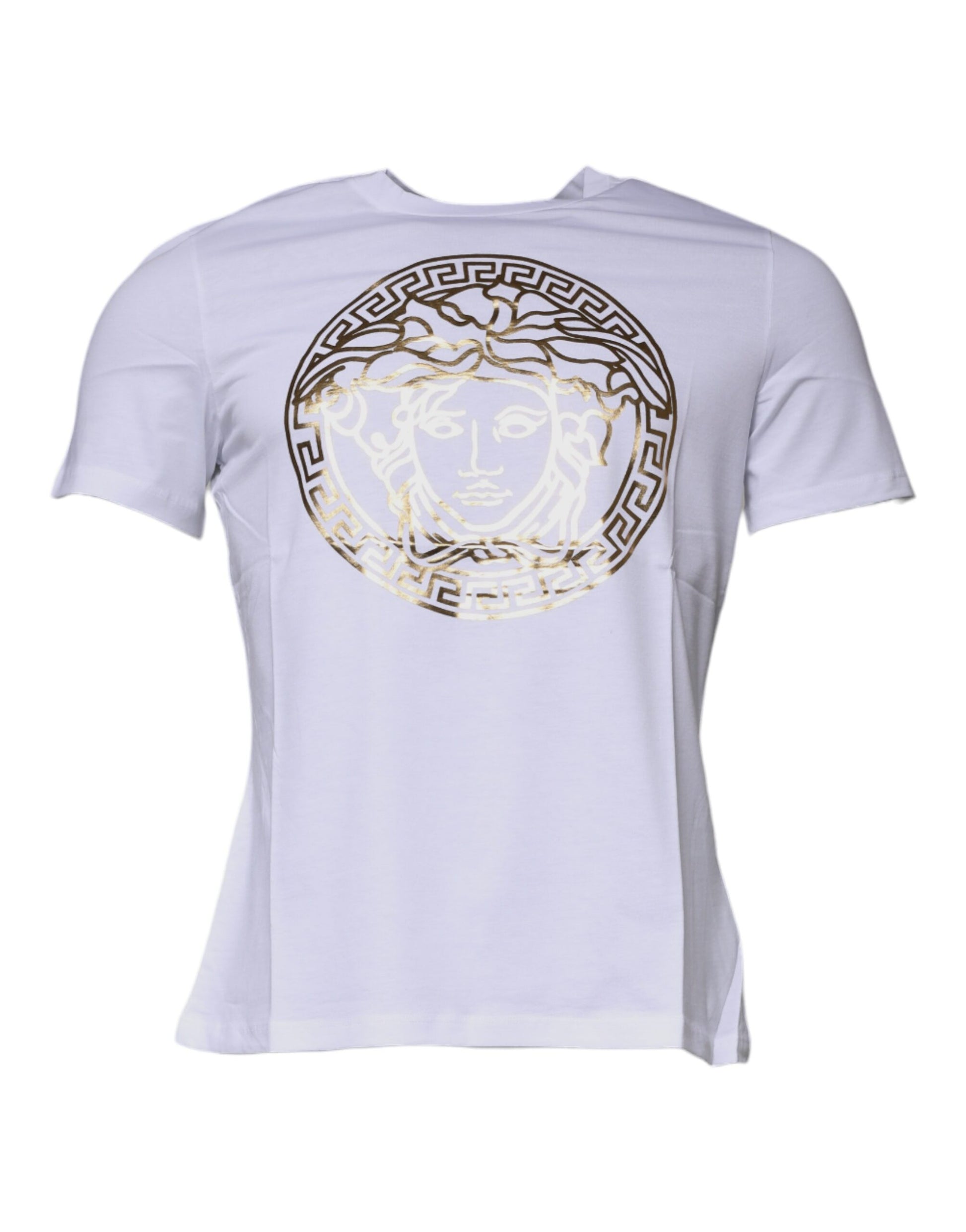 The shirt has a graphic design on the front