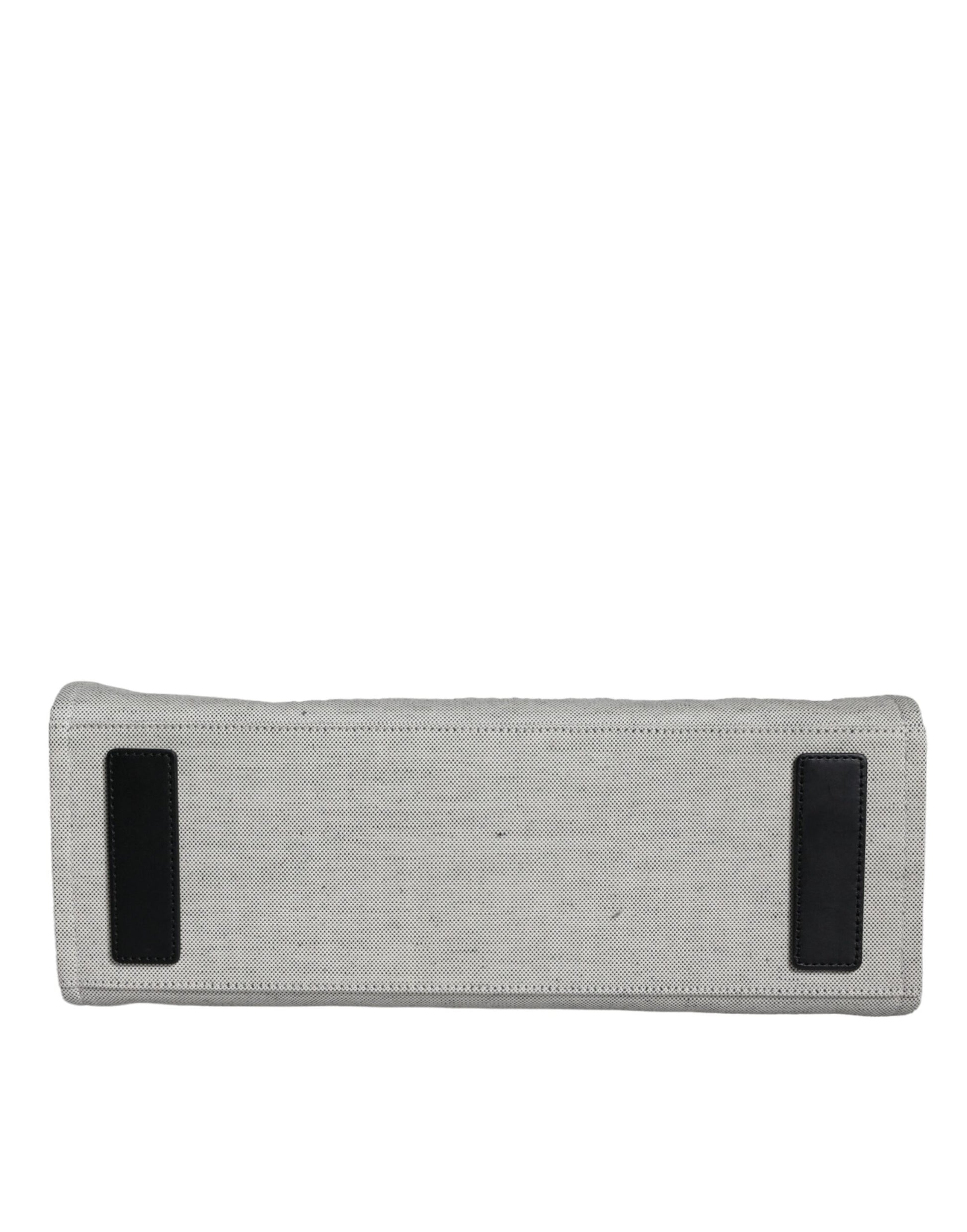 Textured fabric belt with black trim