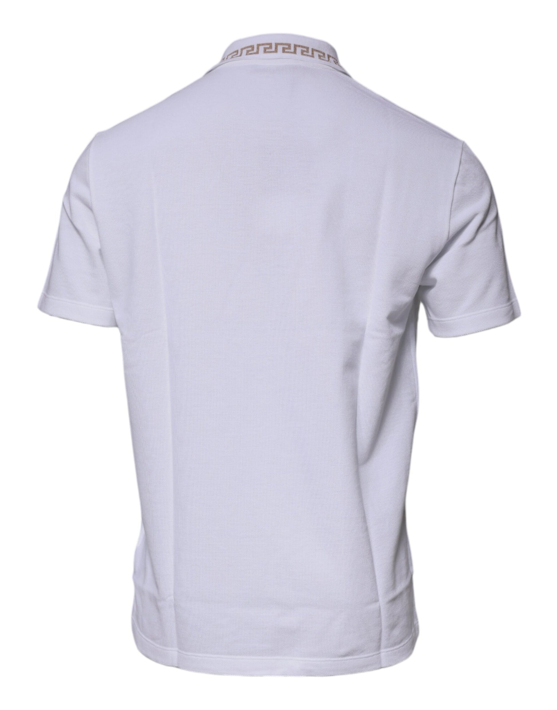 White polo shirt on a mannequin