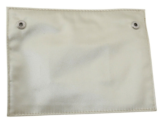 Rectangular cloth item with two metal rings at top corners