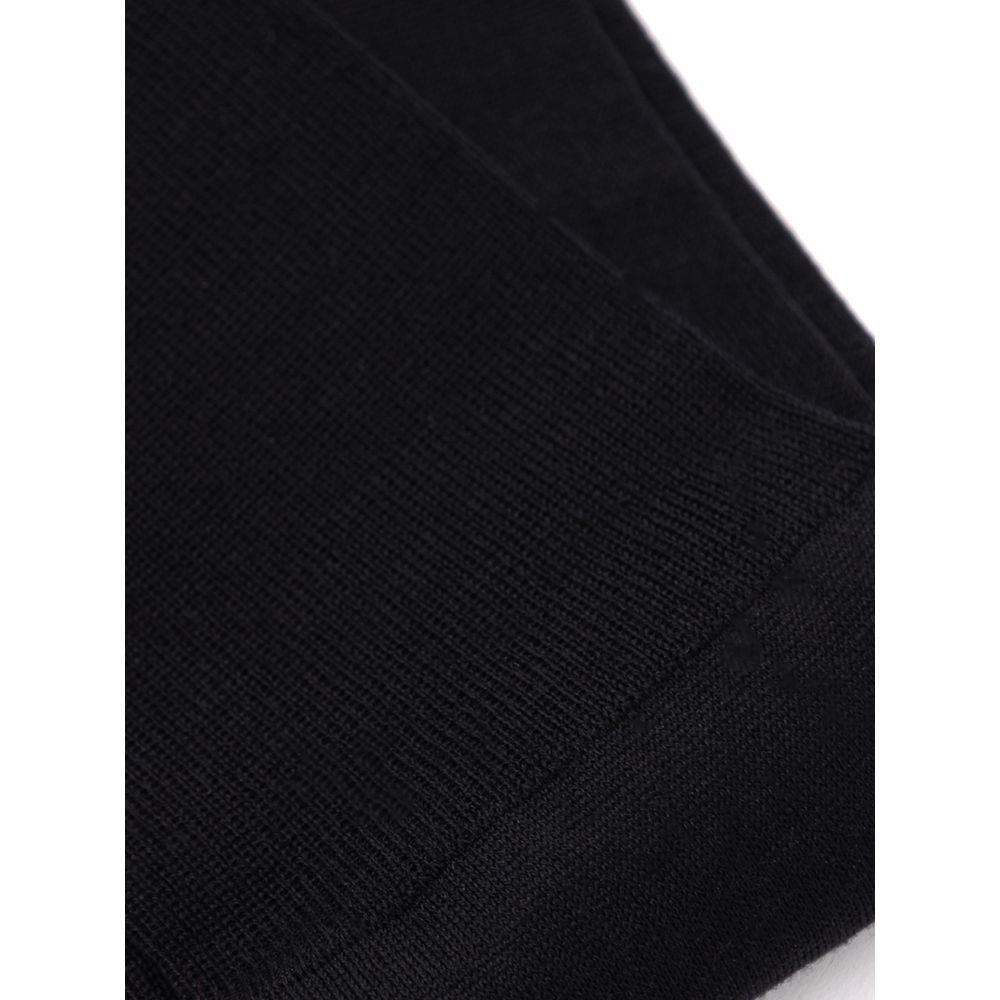 Black fabric material