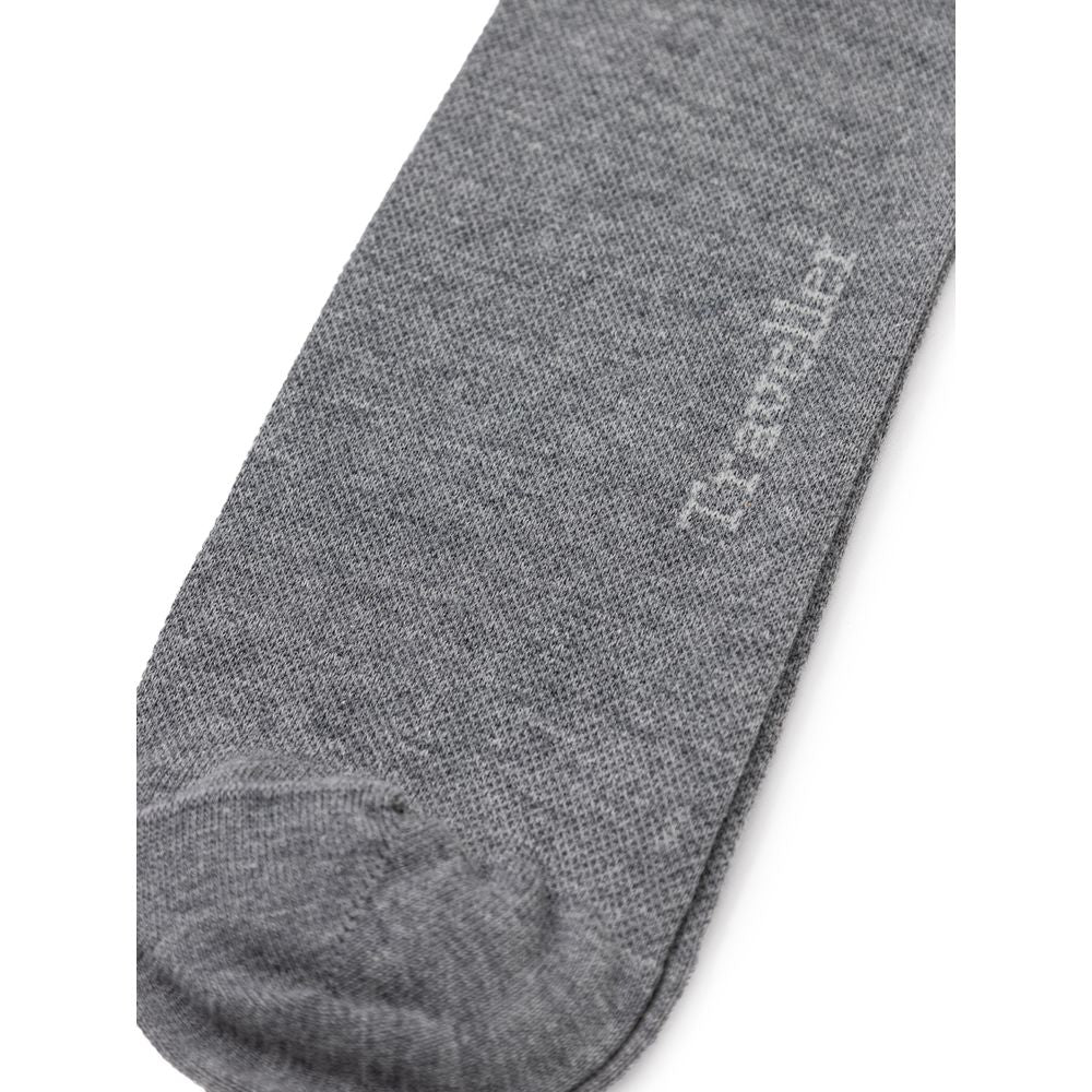 Grey sock on white background