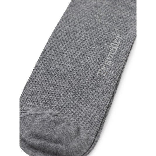 Grey sock on white background