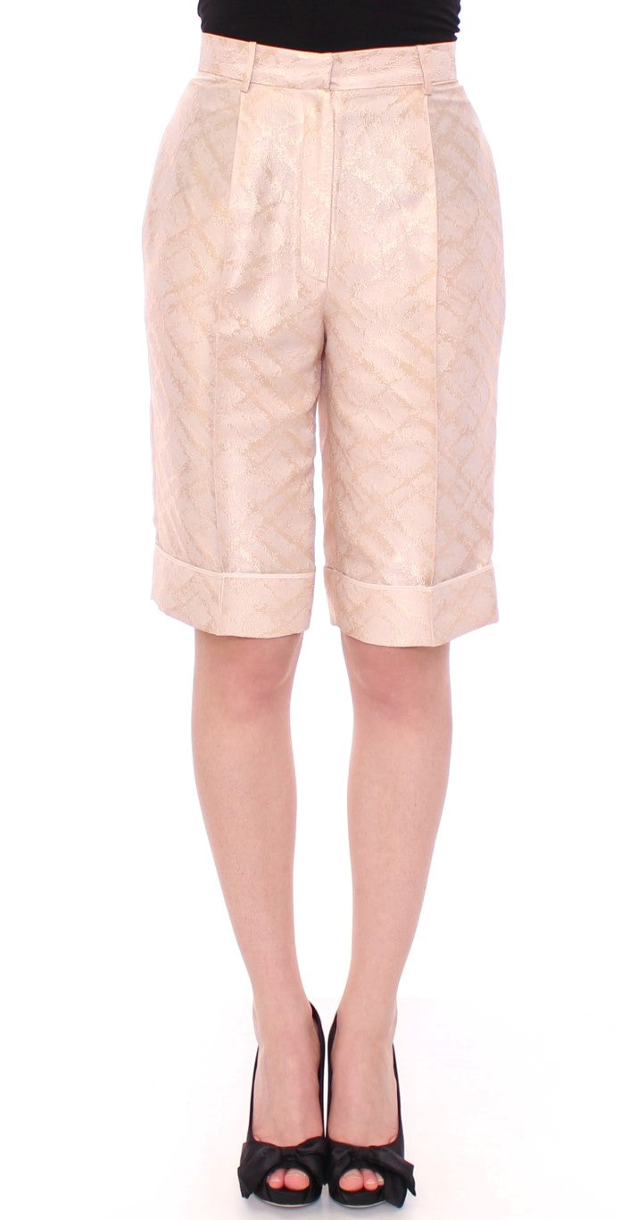 Shorts with a glittery pattern on them