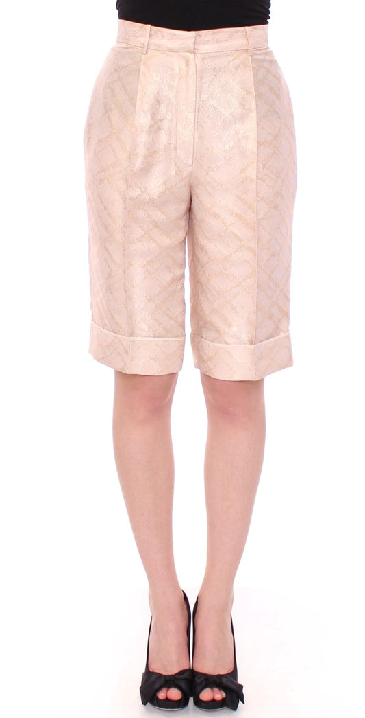 Shorts with a glittery pattern on them