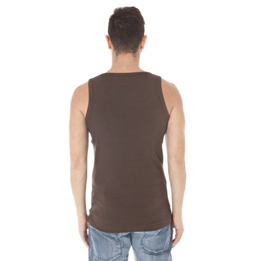 Man wearing tank top